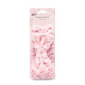 NWT Loveshackfancy & Wet Brush Cotton Wash Headband in Rosa Beau.